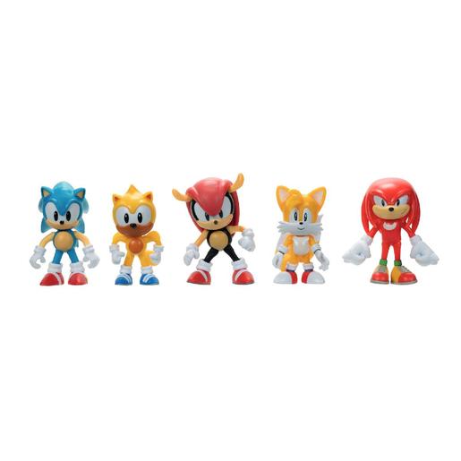 Sonic - Pack 5 figuras de 6 cm