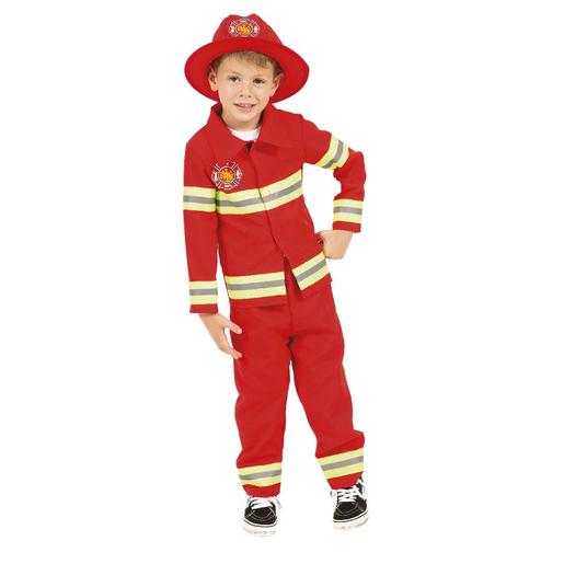 Invincible Heroes - Disfraz de bombero 110 cm (3-5 años)