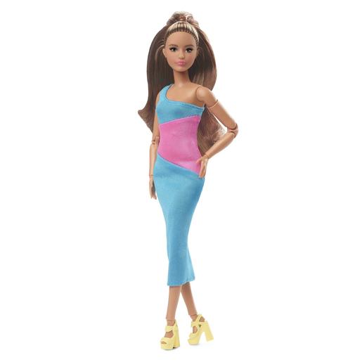 Barbie - Muñeca articulada vestido color block ㅤ