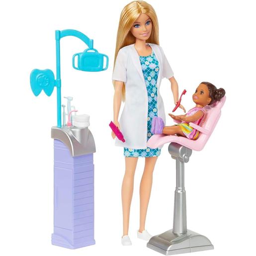 Barbie - Muñeca Dentista con Consultorio y Accesorios ㅤ