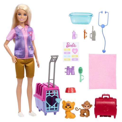 Barbie - Muñeca Salvadora de Fauna con Accesorios de Rescate ㅤ