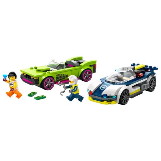 LEGO City - Coche de policía y potente deportivo - 60415
