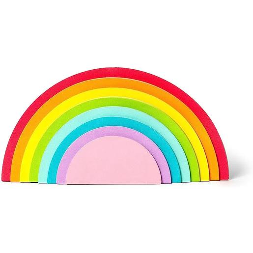 Bloc de notas adhesivas en forma de arcoíris, 152 piezas en 8 colores ㅤ