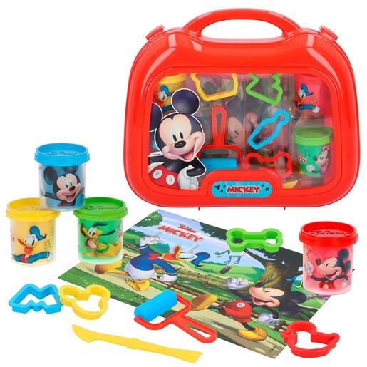 Mickey Mouse - Kit maletín con plastilina