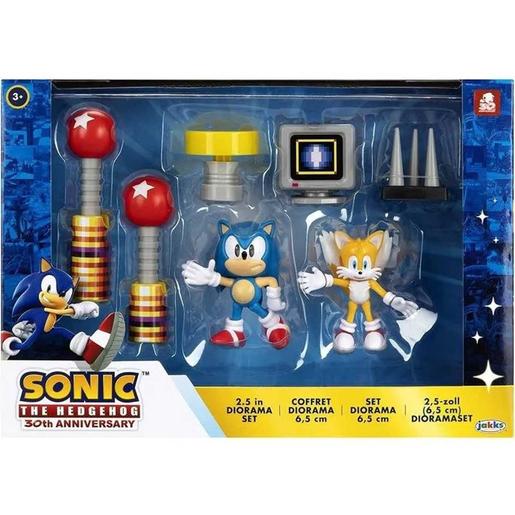 Sonic - Set diorama Sonic con figuras y sonido ㅤ
