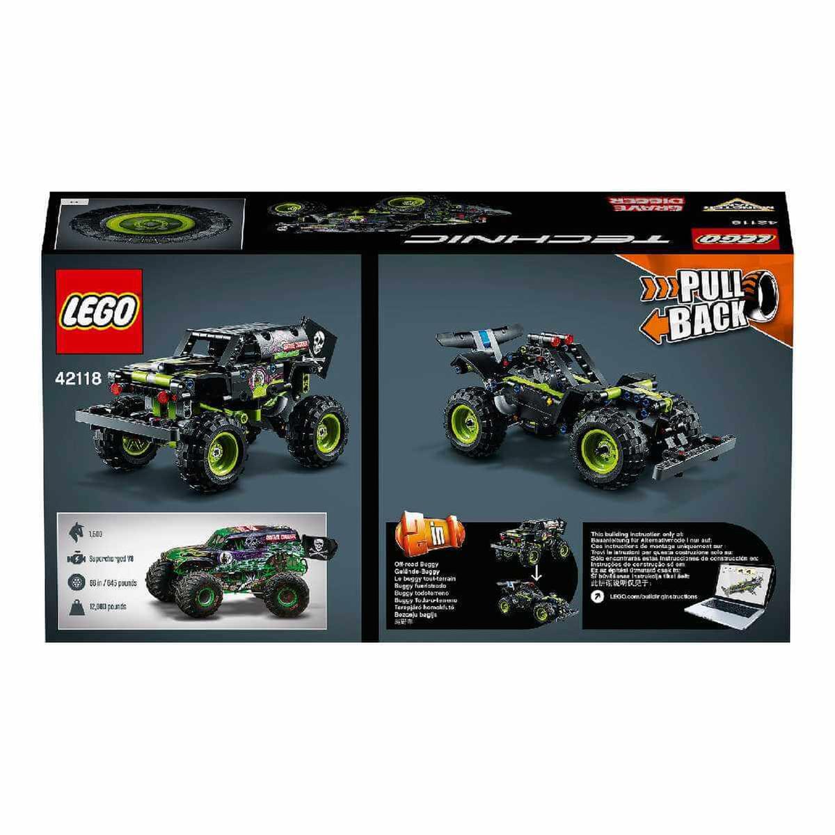 LEGO Technic - Monster Jam Grave Digger - 42118 | Lego Technic | Toys"R"Us  España