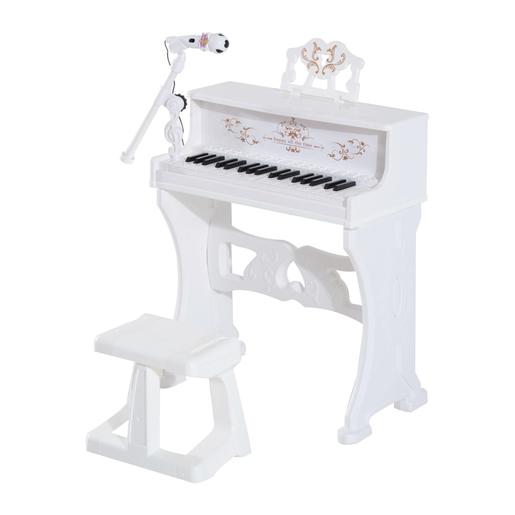 Homcom - Piano Electrónico 37 teclas con taburete Blanco | Teclados |  Toys"R"Us España
