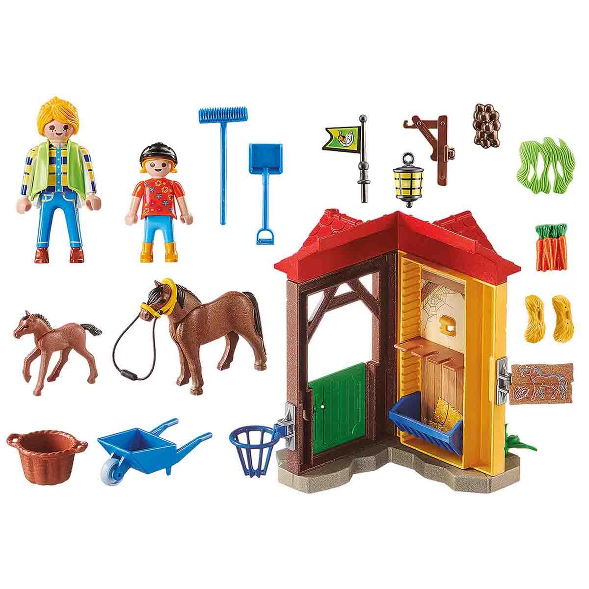 Playmobil - Starter Pack granja de caballos - 70501 | Campo | Toys"R"Us  España