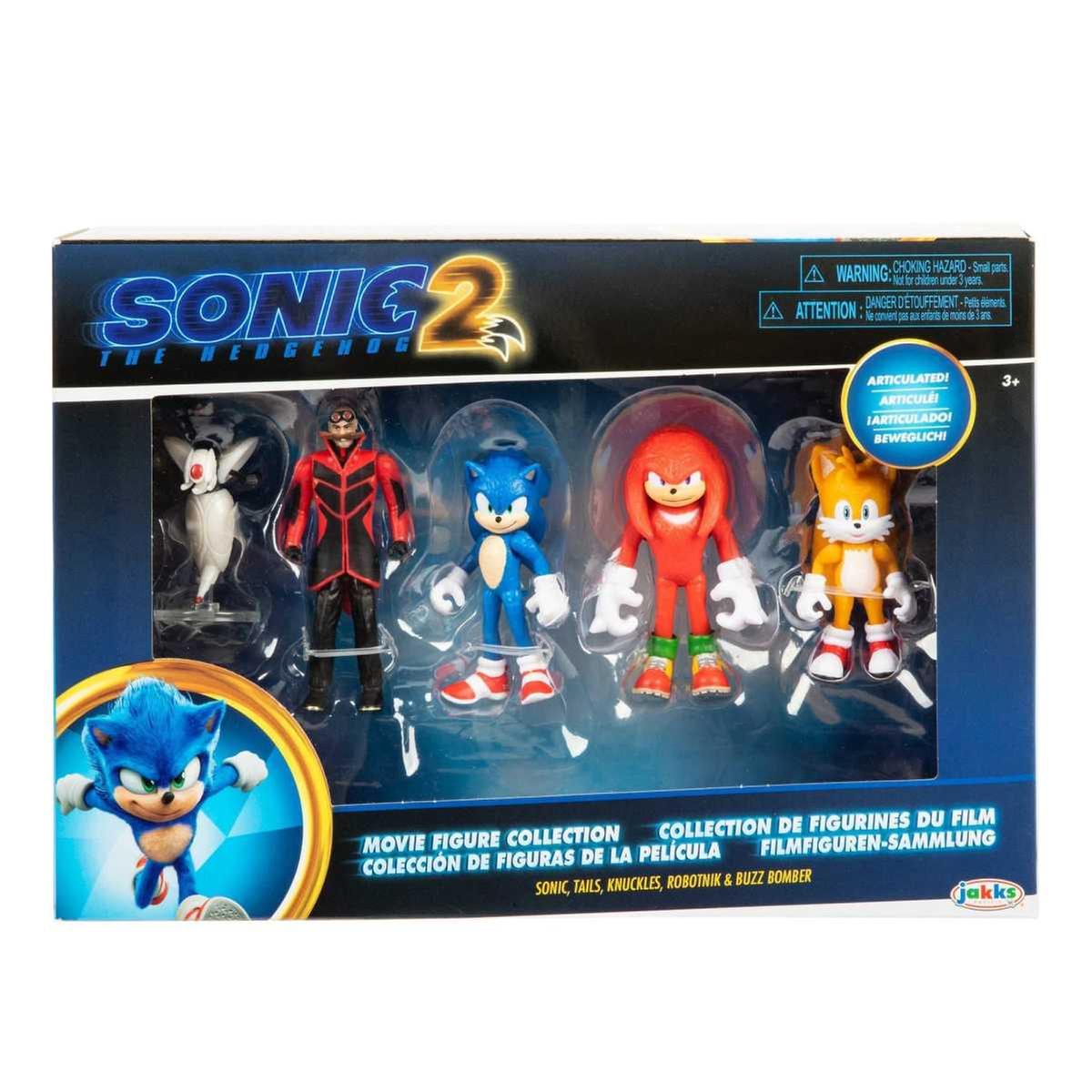 Sonic the Hedgehog - Pack de 5 figuras Sonic: Sonic, Tails, Knuckles,  Robotnik y Buzz Bomber 6 cm ㅤ | Misc Action Figures | Toys"R"Us España