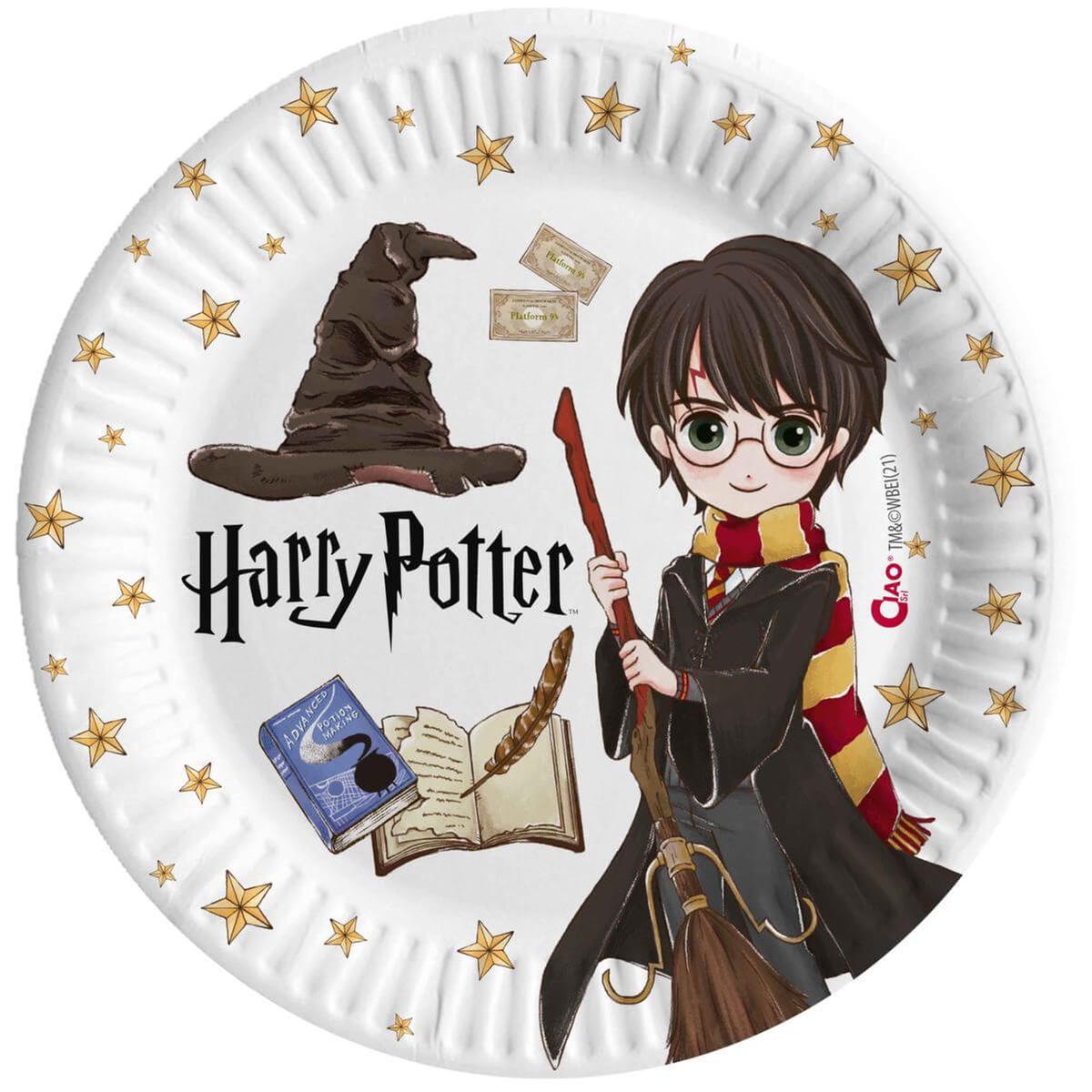 Harry Potter - 8 platos de cartón | Accesorios De Fiesta Sin Licencia |  Toys"R"Us España