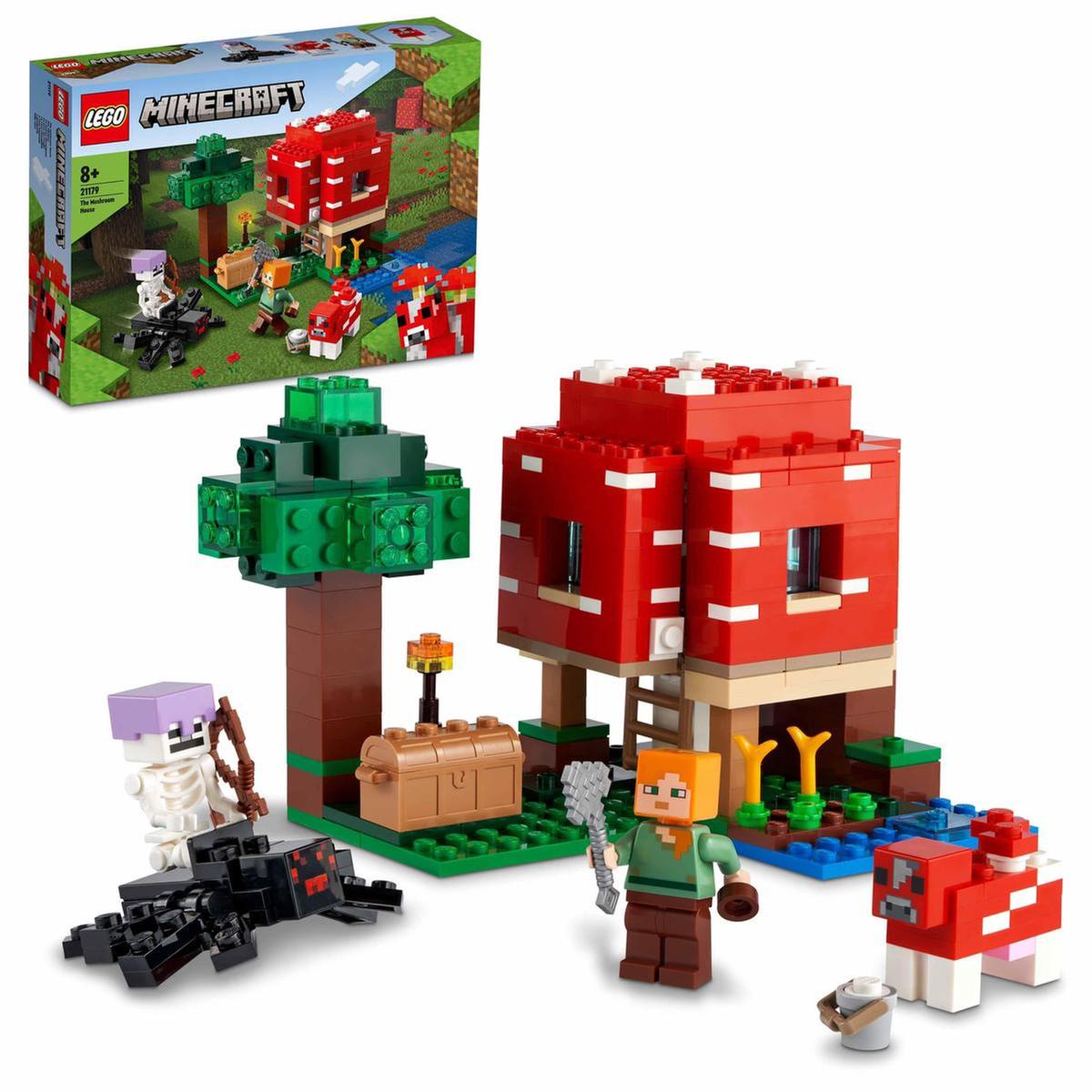 LEGO Minecraft - La Casa-Champiñón - 21179 | Lego Minecraft | Toys"R"Us  España