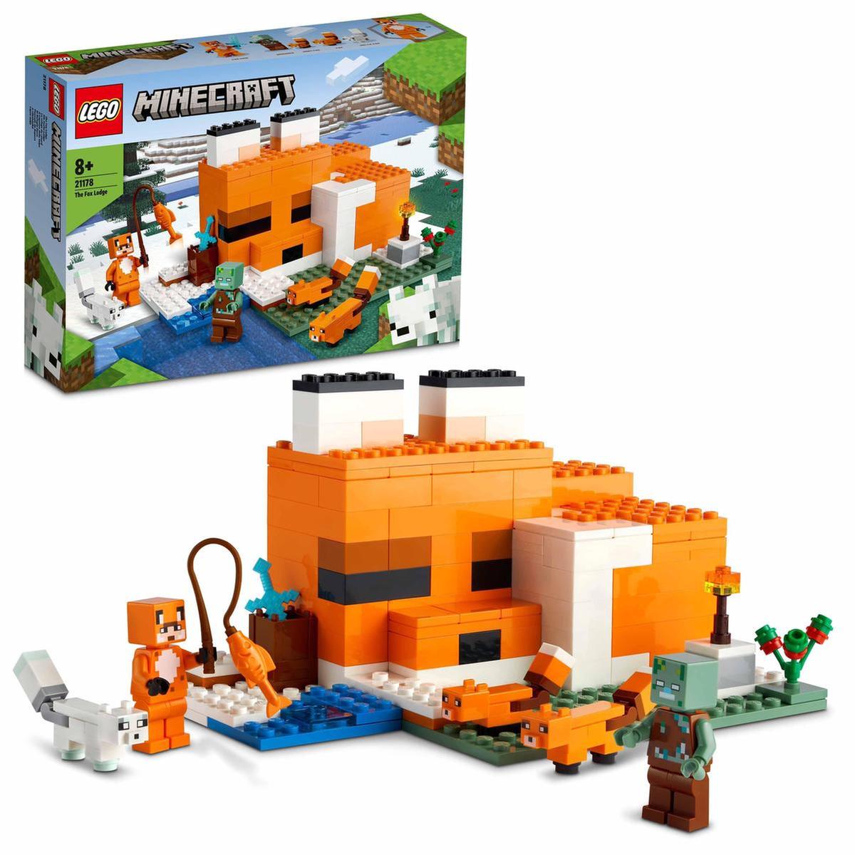 LEGO Minecraft - El Refugio-Zorro - 21178 | Lego Minecraft | Toys"R"Us  España