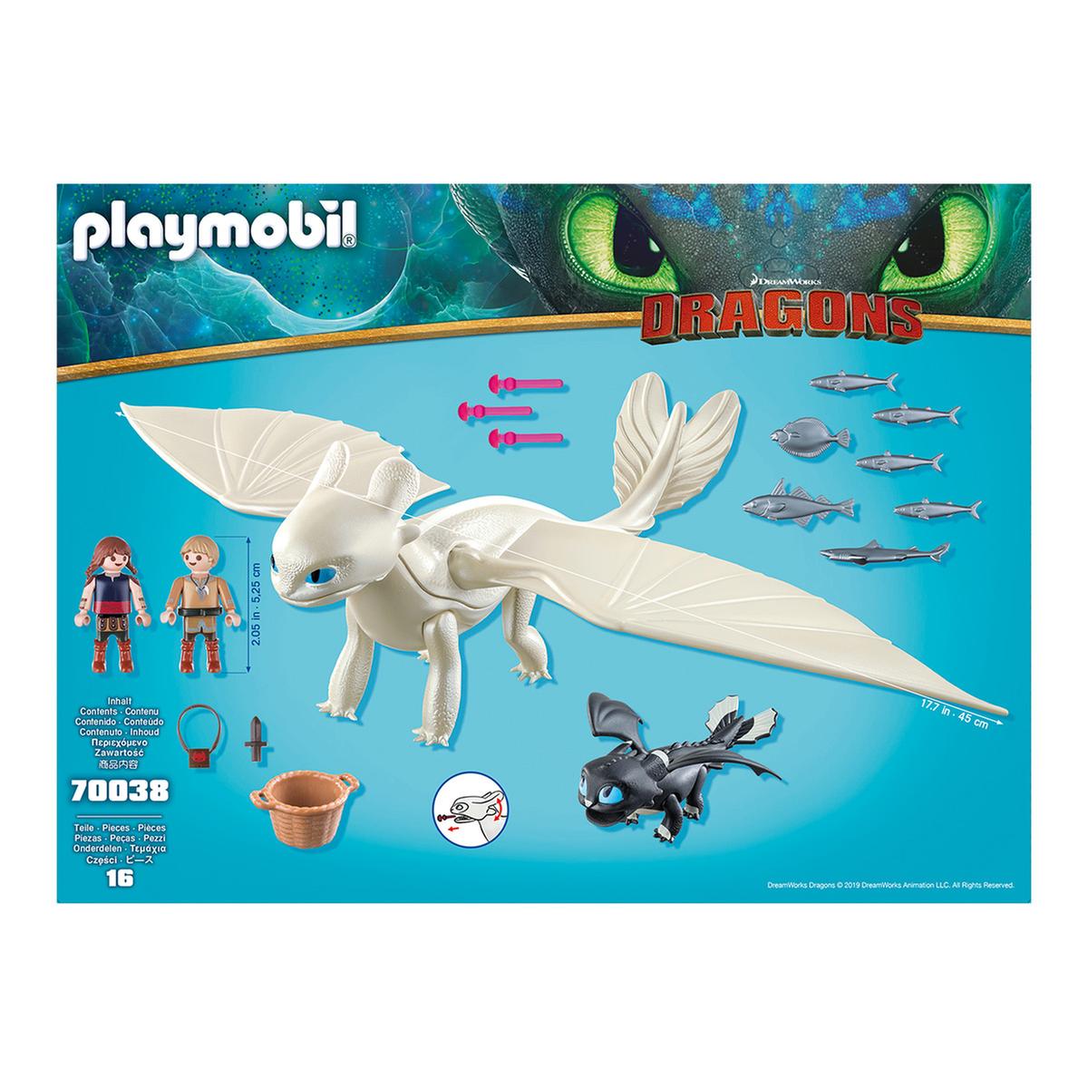 Playmobil - Furia Diurna y Bebé Dragón con Niños - 70038 | Dragones |  Toys"R"Us España