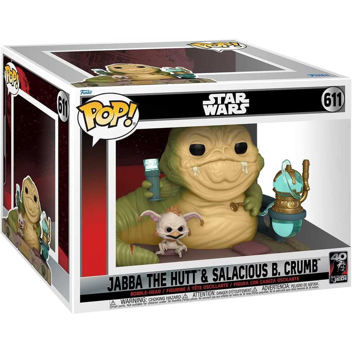 Funko - Star Wars - Funko Pop Deluxe: RotJ 40th - Jabba con Salacious - Star  Wars - Figuras Coleccionables para Fans ㅤ | Star Wars | Toys"R"Us España