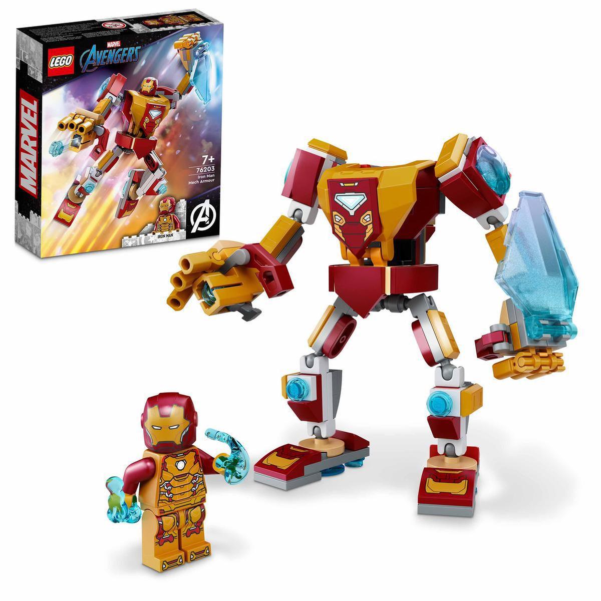 LEGO Marvel - Armadura robótica de Iron Man - 76203 | Lego Marvel Super  Heroes | Toys"R"Us España