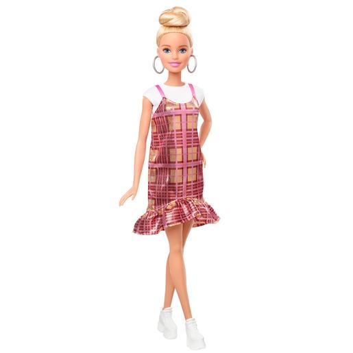 Barbie - Muñeca Fashionista - Vestido Estampado Tartán | Fashionistas |  Toys"R"Us España