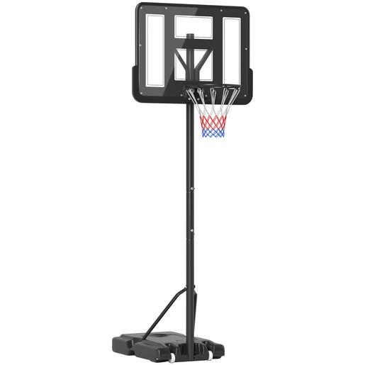 Homcom - Canasta completa baloncesto con base 365 cm