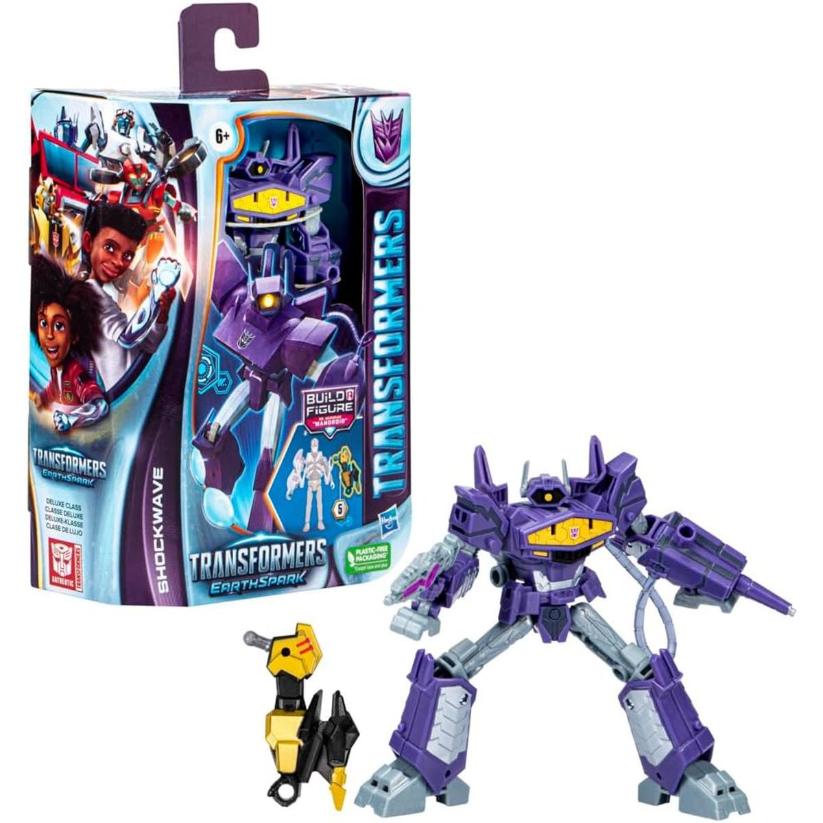 Transformers - Juguetes Transformers Earthspark - Figura Deluxe de Robot  Shockwave ㅤ | Transformers | Toys"R"Us España