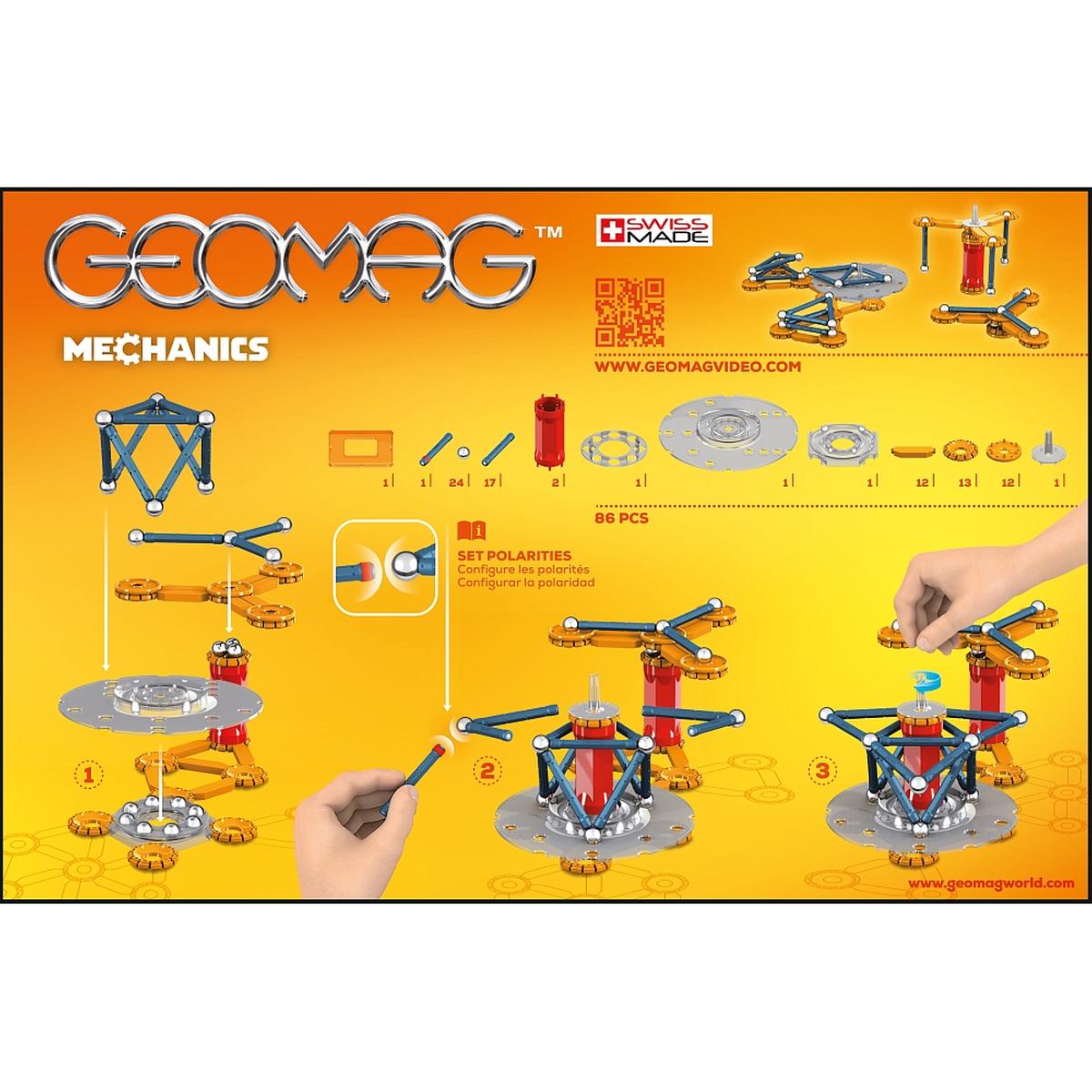 Geomag - Geomag Mechanics 86 Piezas | Geomag | Toys"R"Us España
