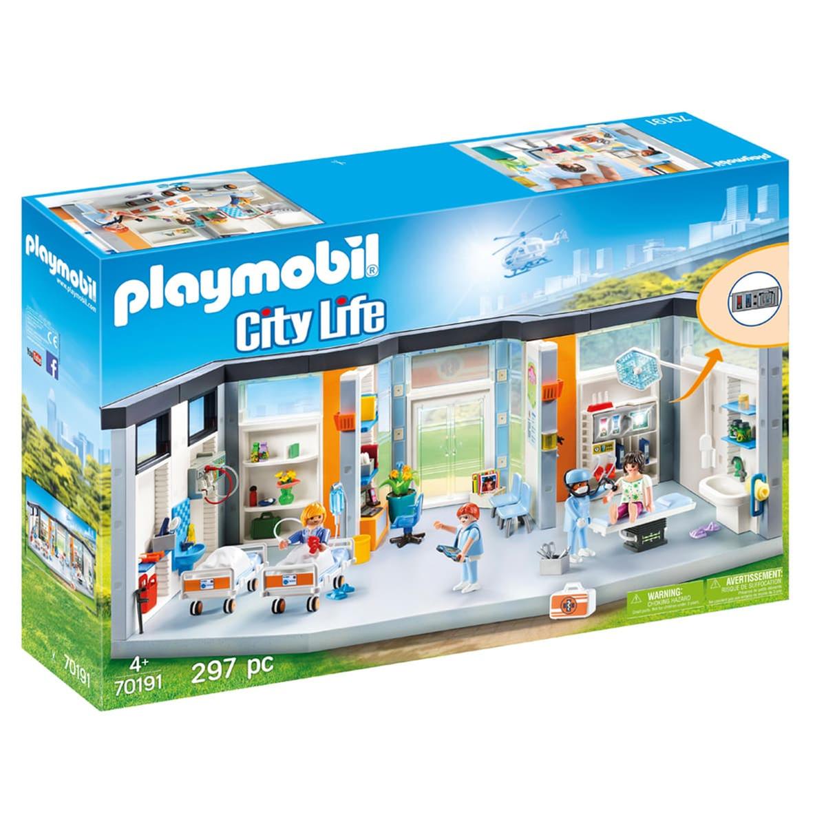 Playmobil - Planta de Hospital 70191 | City Life Vida En La Ciudad | Toys"R" Us España