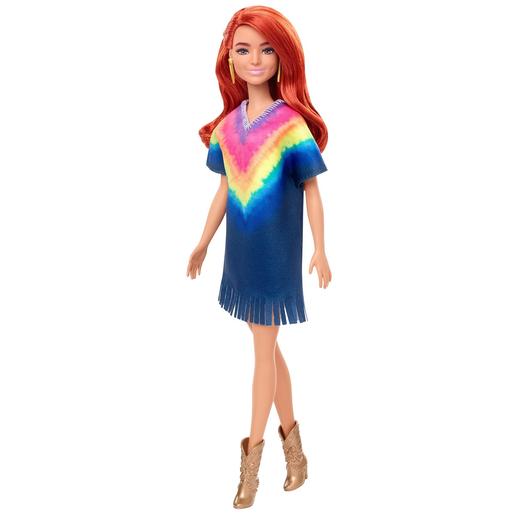 Barbie - Muñeca Fashionista - Vestido Estampado Tie-Dye | Fashionistas |  Toys"R"Us España