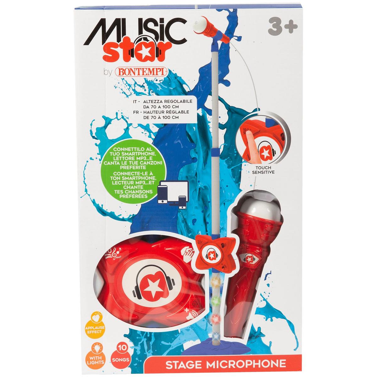 Micrófono electrónico musical con soporte | Bruin Música | Toys"R"Us España