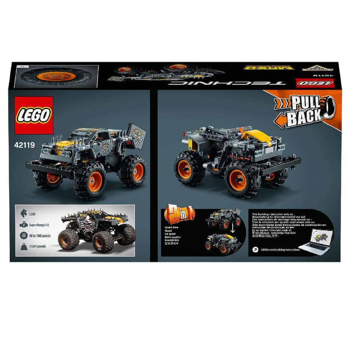 LEGO Technic - Monster Jam Max-D - 42119 | Lego Technic | Toys"R"Us España