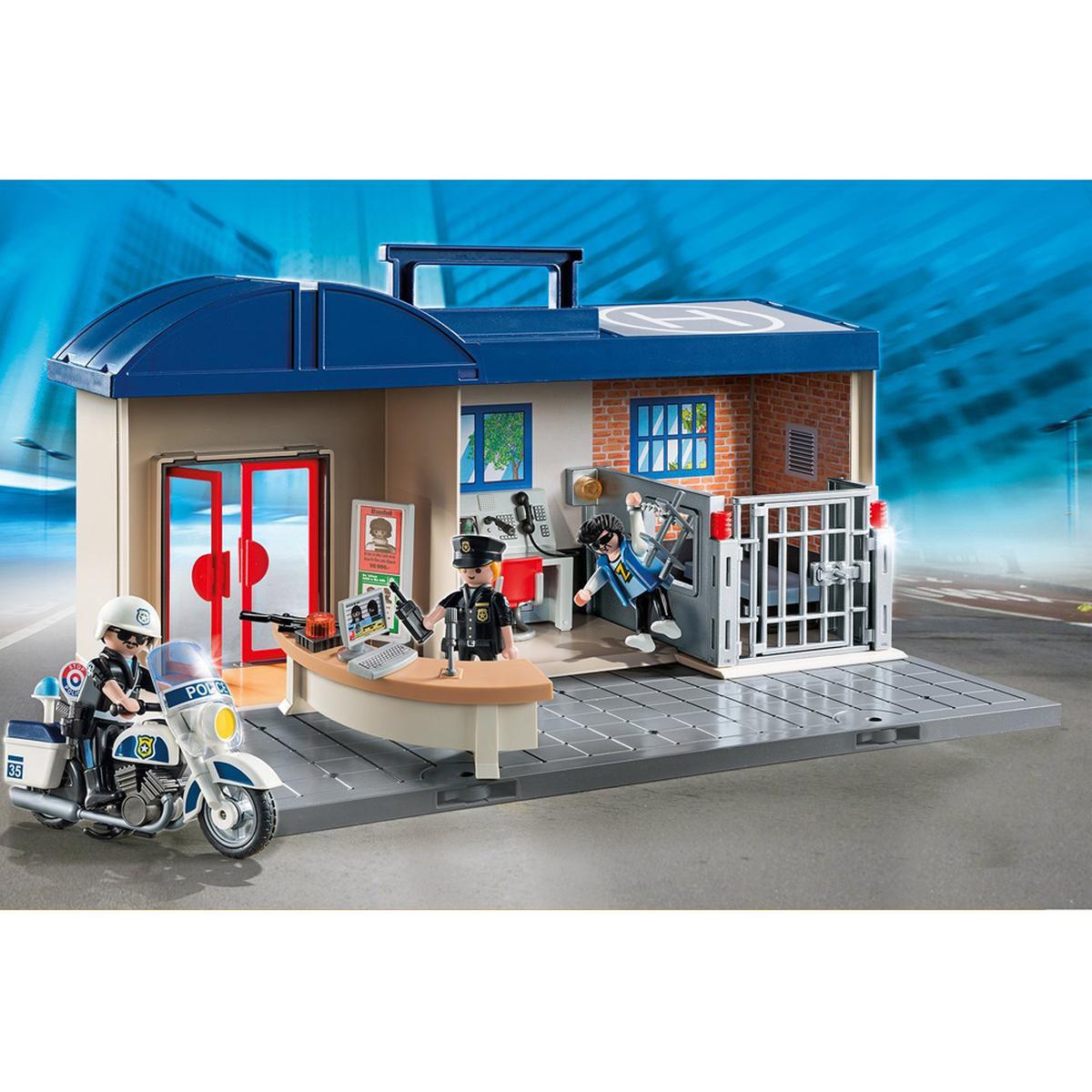 Playmobil - Estación de Policía Maletín - 5299 | City Action Policia |  Toys"R"Us España