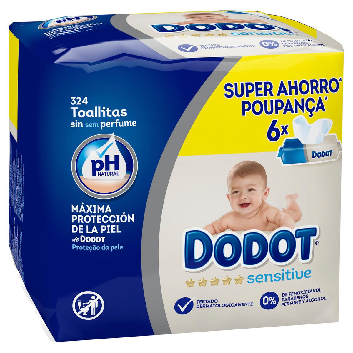 Dodot - Toallitas Sensitive 324 Unidades | Toallitas | Toys"R"Us España