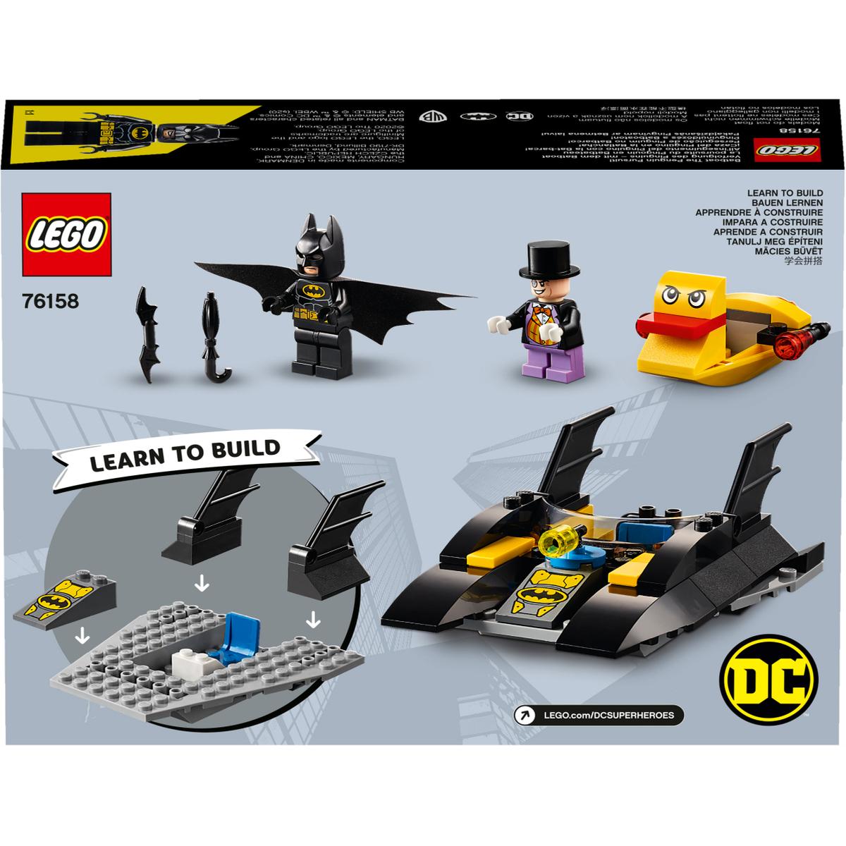 LEGO DC Cómics - ¡Caza del Pingüino en la Batlancha! - 76158 | Lego Dc  Super Heroes | Toys"R"Us España