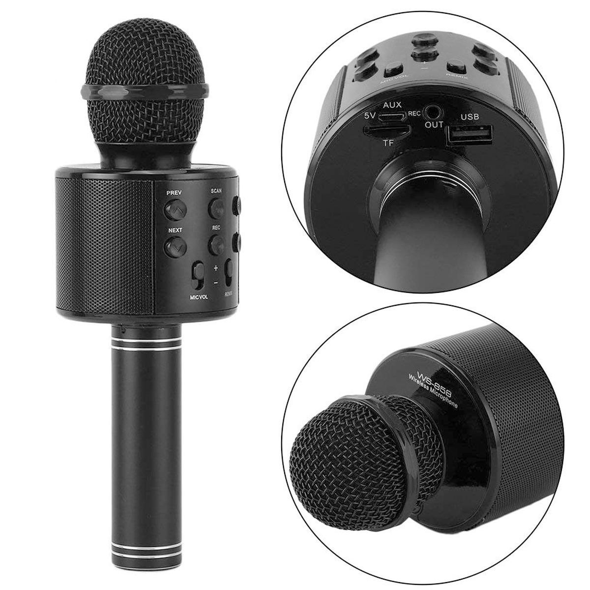 Micrófono Bluetooth Karaoke Dorado Rosa | Karaoke Software | Toys"R"Us  España