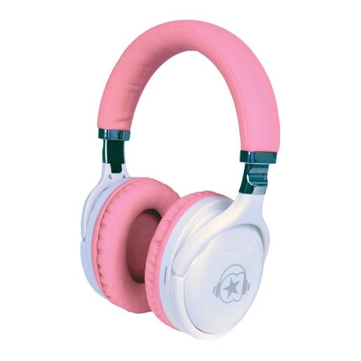 Music Star - Auriculares Tech rosa, Cascos