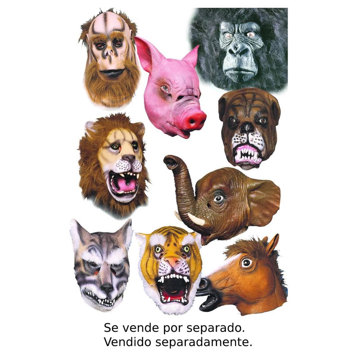 Máscara látex adulto de animales (varios modelos) | Carnaval Disfraz Niño |  Toys"R"Us España