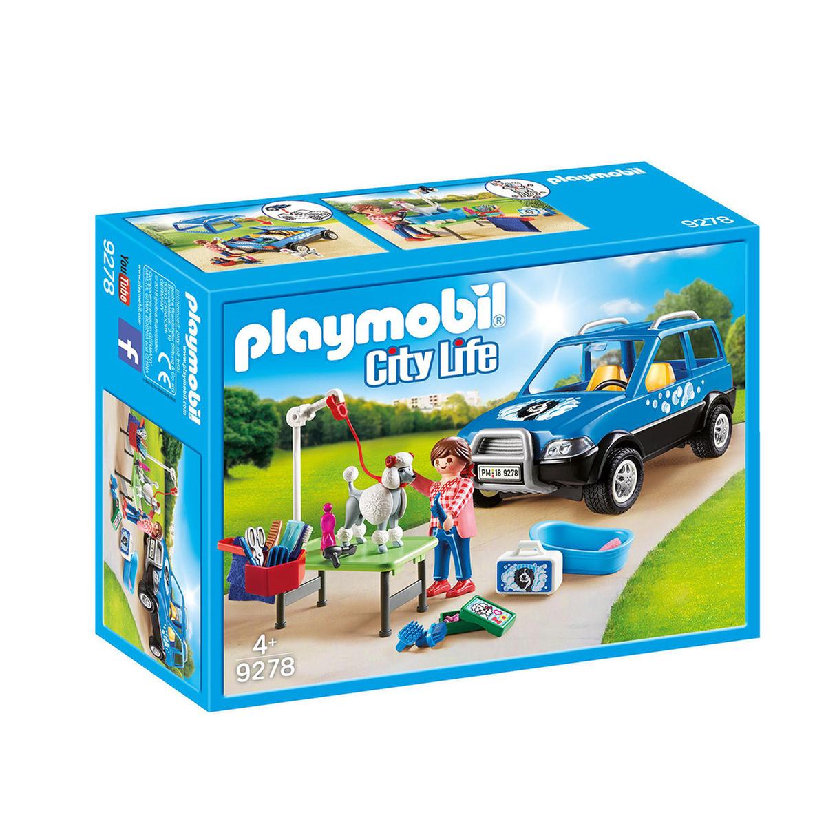 Playmobil City Life - Coche Lavandería de perros - 9278 | City Life Clinica  Veterinaria | Toys"R"Us España