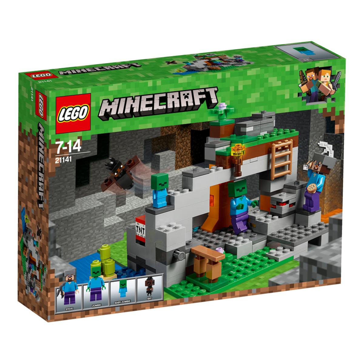 LEGO Minecraft - La Cueva de los Zombies - 21141 | Lego Minecraft |  Toys"R"Us España