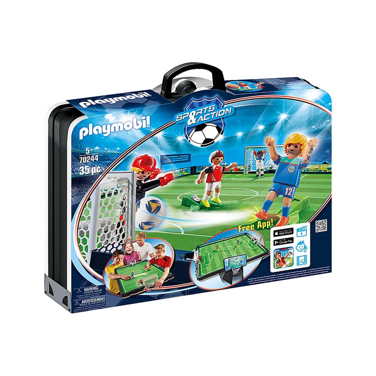 Playmobil - Campo de Fútbol Maletín - 70244 | Deportes y acción | Toys"R"Us  España
