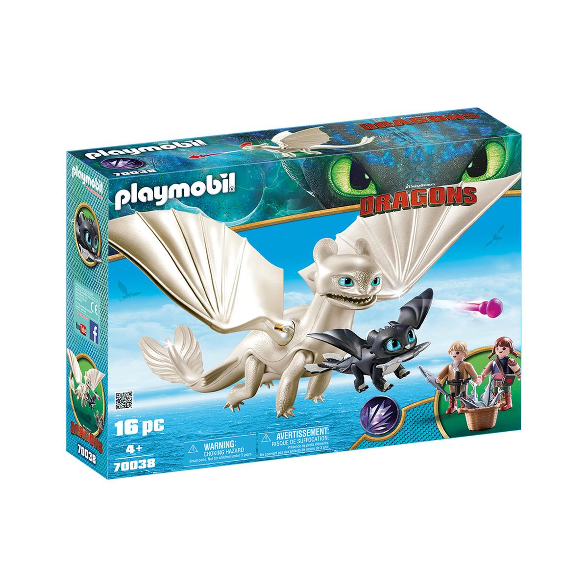 Playmobil - Furia Diurna y Bebé Dragón con Niños - 70038 | Dragones |  Toys"R"Us España