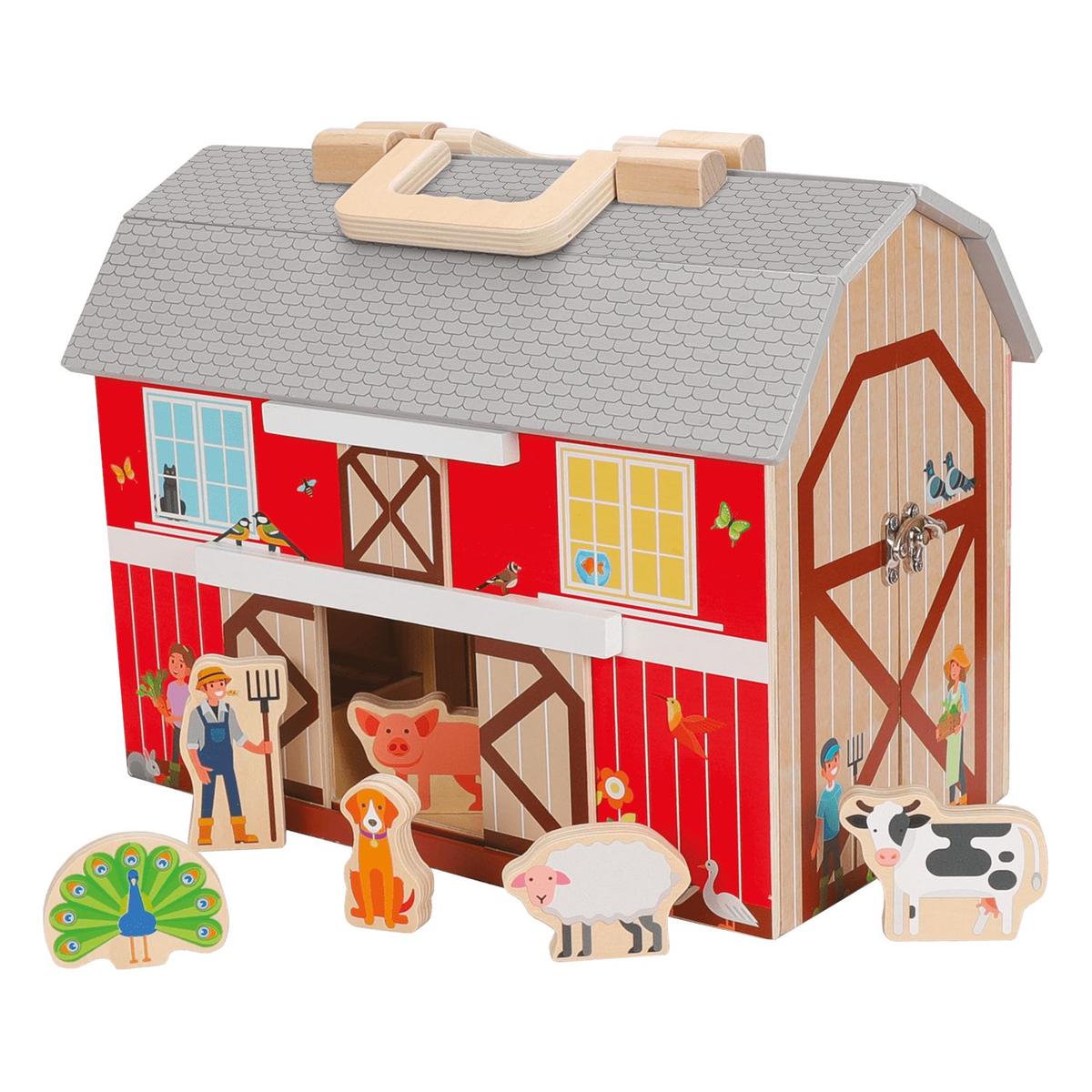 WoodnPlay - Granja de madera con animales | Imagination Discovery |  Toys"R"Us España