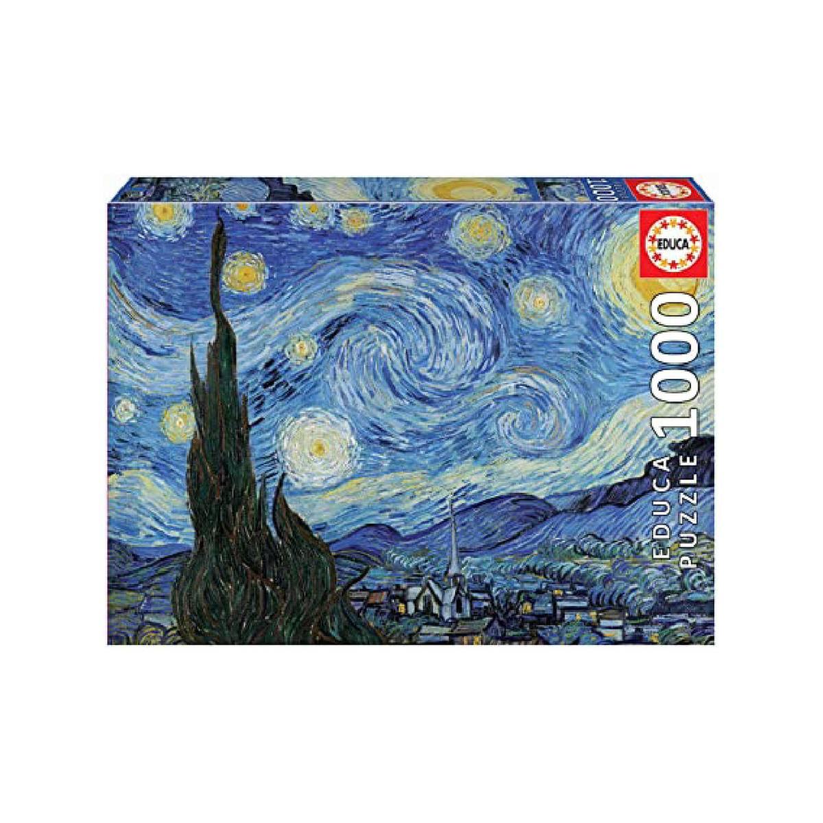 Educa Borrás - La noche estrellada, Vincent Van Gogh - Puzzle 1000 piezas |  Selección especial día del Padre | Toys"R"Us España