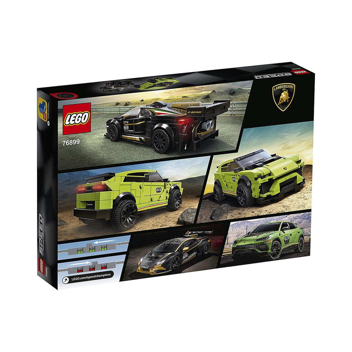 LEGO Speed Champions - Lamborghini Urus ST-X & Lamborghini Huracán Super  Trofeo EVO - 76899 | Lego Racers | Toys"R"Us España