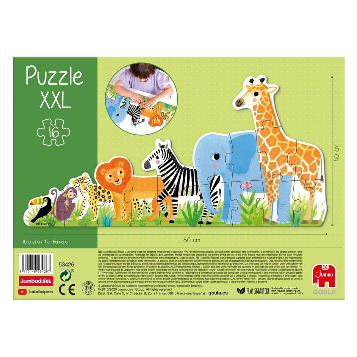 Goula - Puzzle XXL Selva | Rompecabezas De Madera | Toys"R"Us España
