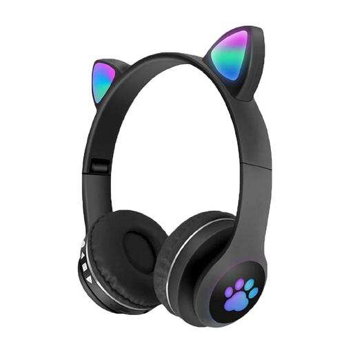 Auriculares orejas de gato bluetooth negro | Cascos | Toys"R"Us España