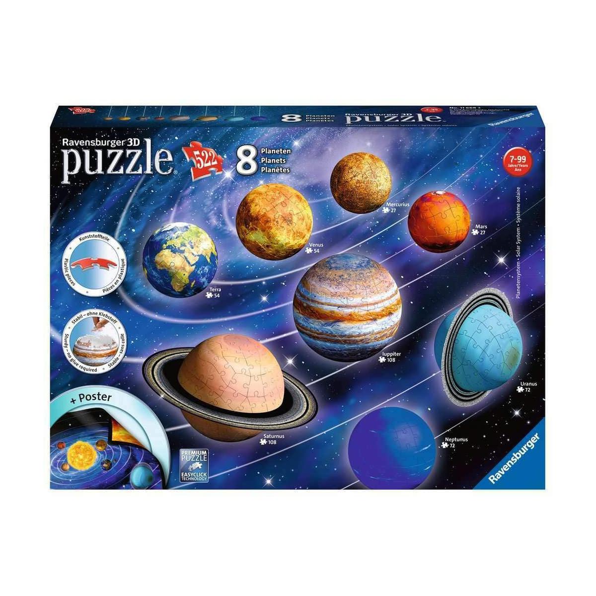 Ravensburger - Sistema Planetario 3D | 3d Puzzle | Toys"R"Us España