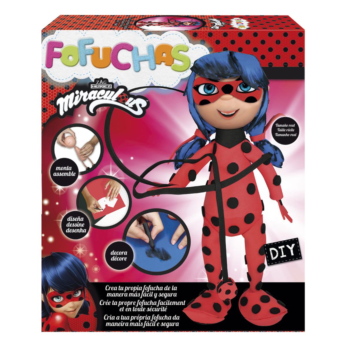 Educa Borrás - Fofuchas - Ladybug | Actividades De Papel | Toys"R"Us España