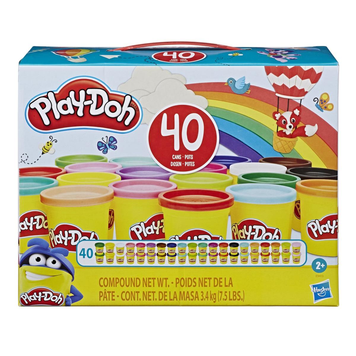 Play-Doh - Pack 40 Botes de Colores | Hasbro | Toys"R"Us España