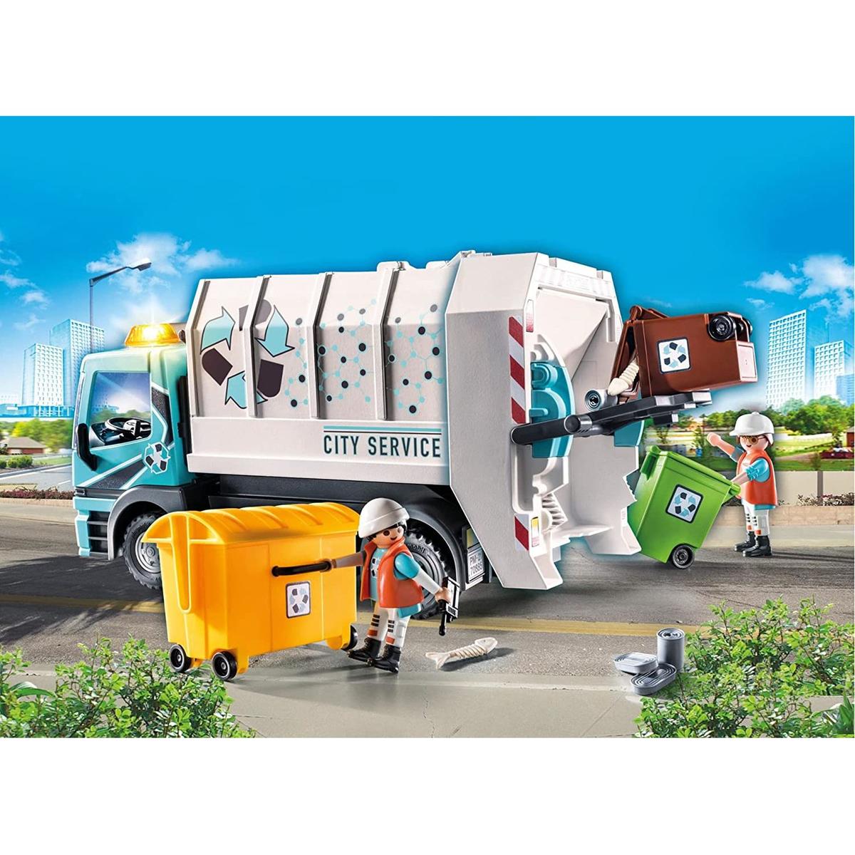 Playmobil - Camión de basura con luces 70885 | City Life Vida En La Ciudad  | Toys"R"Us España
