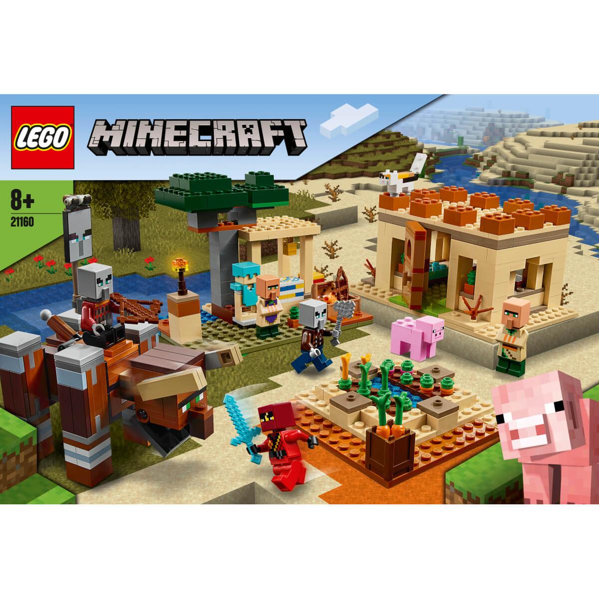 LEGO Minecraft The Villager Raid 21160 Building Toy Action Playset For Boys  And Girls Who Love Minecraft, New 2020 (562 Pieces) Jeux Et Jouets |  freixenet.com