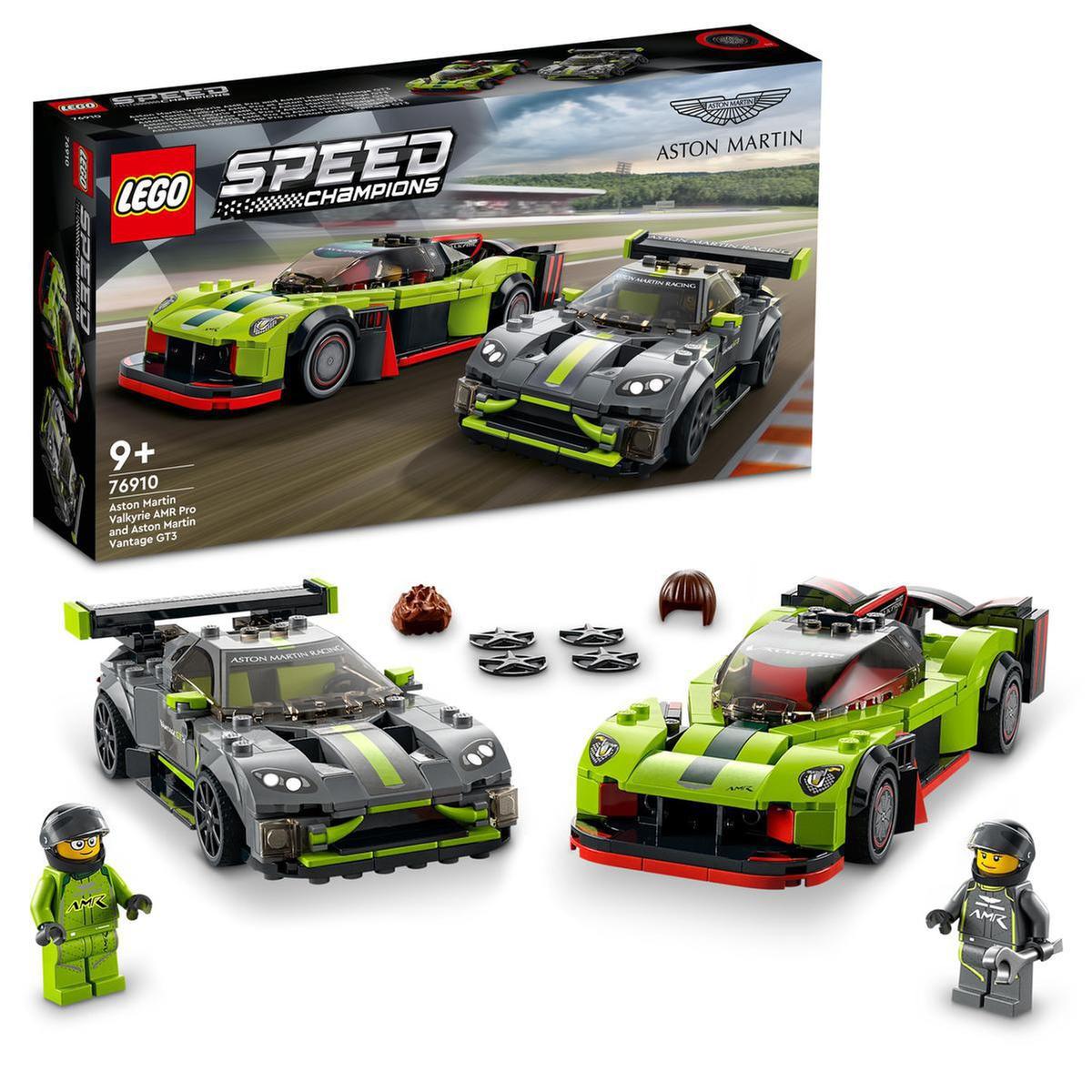 LEGO Speed Champions - Aston Martin Valkyrie AMR Pro y Aston Martin Vantage  GT3 - 76910 | Lego Racers | Toys"R"Us España