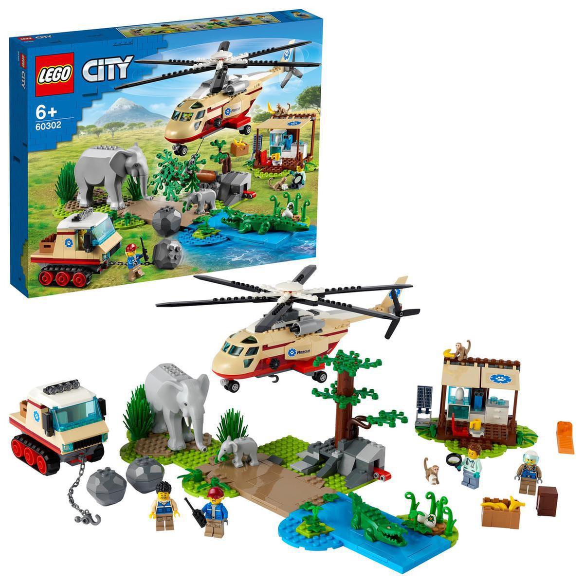 LEGO City - Rescate de la fauna salvaje operación - 60302 | Lego City |  Toys"R"Us España