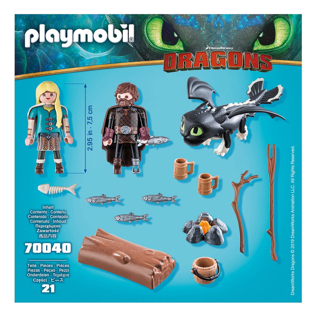 Playmobil - Hipo y Astrid - 70040 | Dragones | Toys"R"Us España